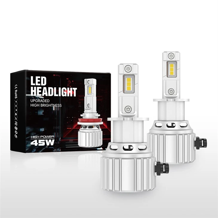 Ceannsoilse Auto LED is Gile le haghaidh Tiomána Oíche