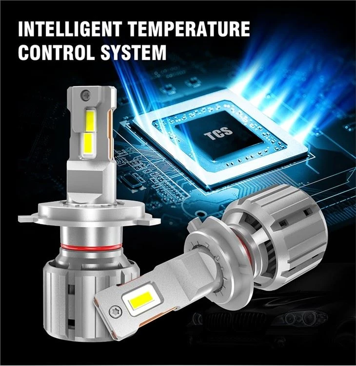 Projector Lens LED Headlight Cool White Car Lamp
